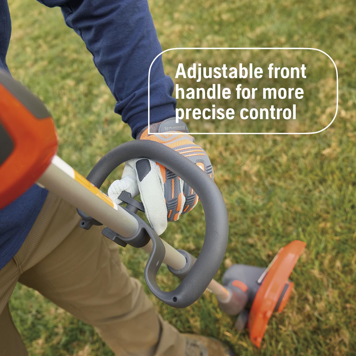 Husqvarna 110iL FLXi Cordless Grass Trimmer and Edger, Attachment Capable Battery Weed Trimmer with 4 Ah Battery and Charger Included, Extension Pole for Longer Reach - Image 7