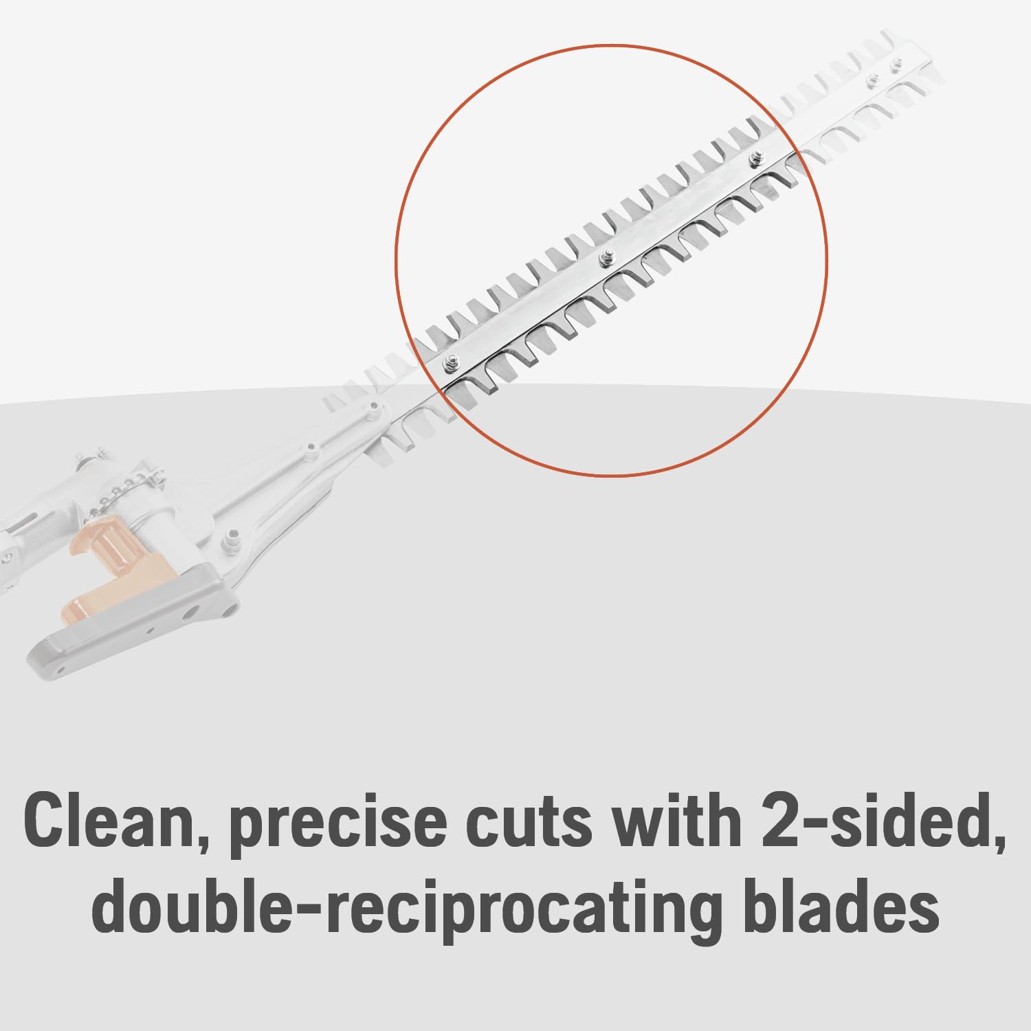 Husqvarna 122LKH Gas Hedge Trimmer, Multi-Purpose Tool with Hedge Trimmer Attachment, 21-Inch Cutter Bar with Double-Sided, Double Reciprocating Blades, 970796101 - Image 4