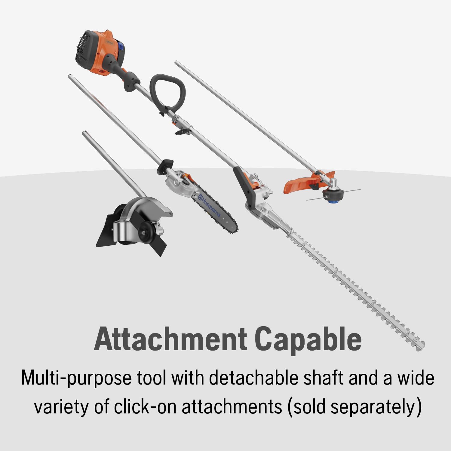 Husqvarna 122LKH Gas Hedge Trimmer, Multi-Purpose Tool with Hedge Trimmer Attachment, 21-Inch Cutter Bar with Double-Sided, Double Reciprocating Blades, 970796101 - Image 5
