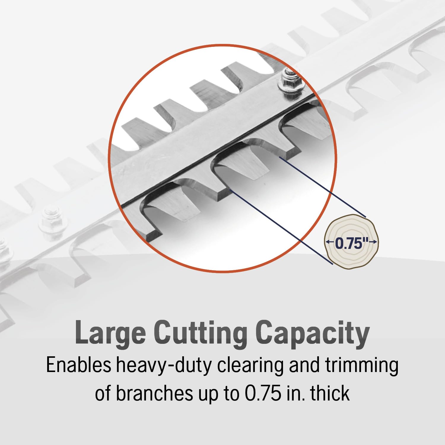 Husqvarna 122LKH Gas Hedge Trimmer, Multi-Purpose Tool with Hedge Trimmer Attachment, 21-Inch Cutter Bar with Double-Sided, Double Reciprocating Blades, 970796101 - Image 7