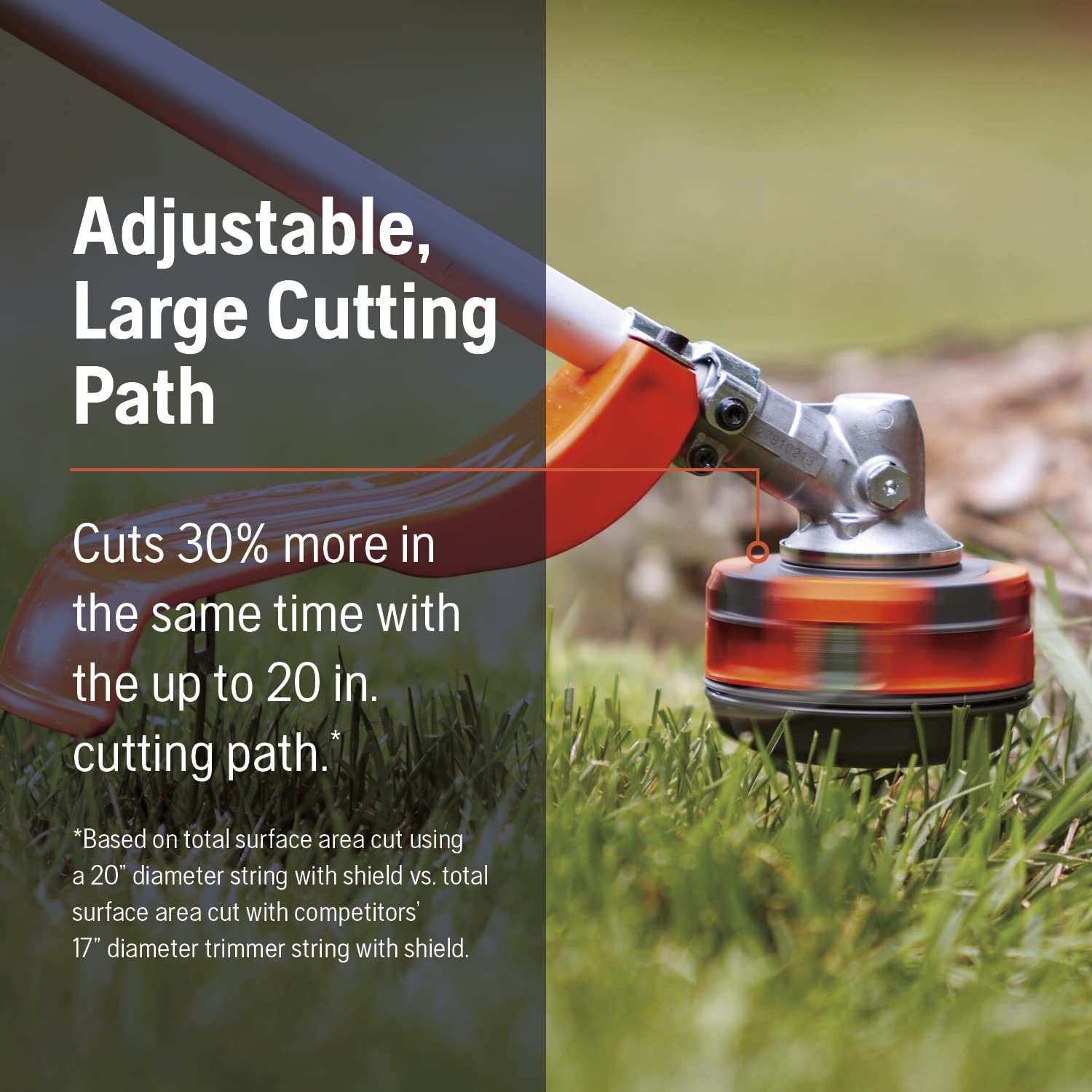 Husqvarna 330LK Gas String Trimmer, 28-cc 2-Cycle, 20-Inch Straight Shaft Gas Weed Eater with Rapid Replace Trimmer Head for Seamless String Reloading, 970545002 - Image 3