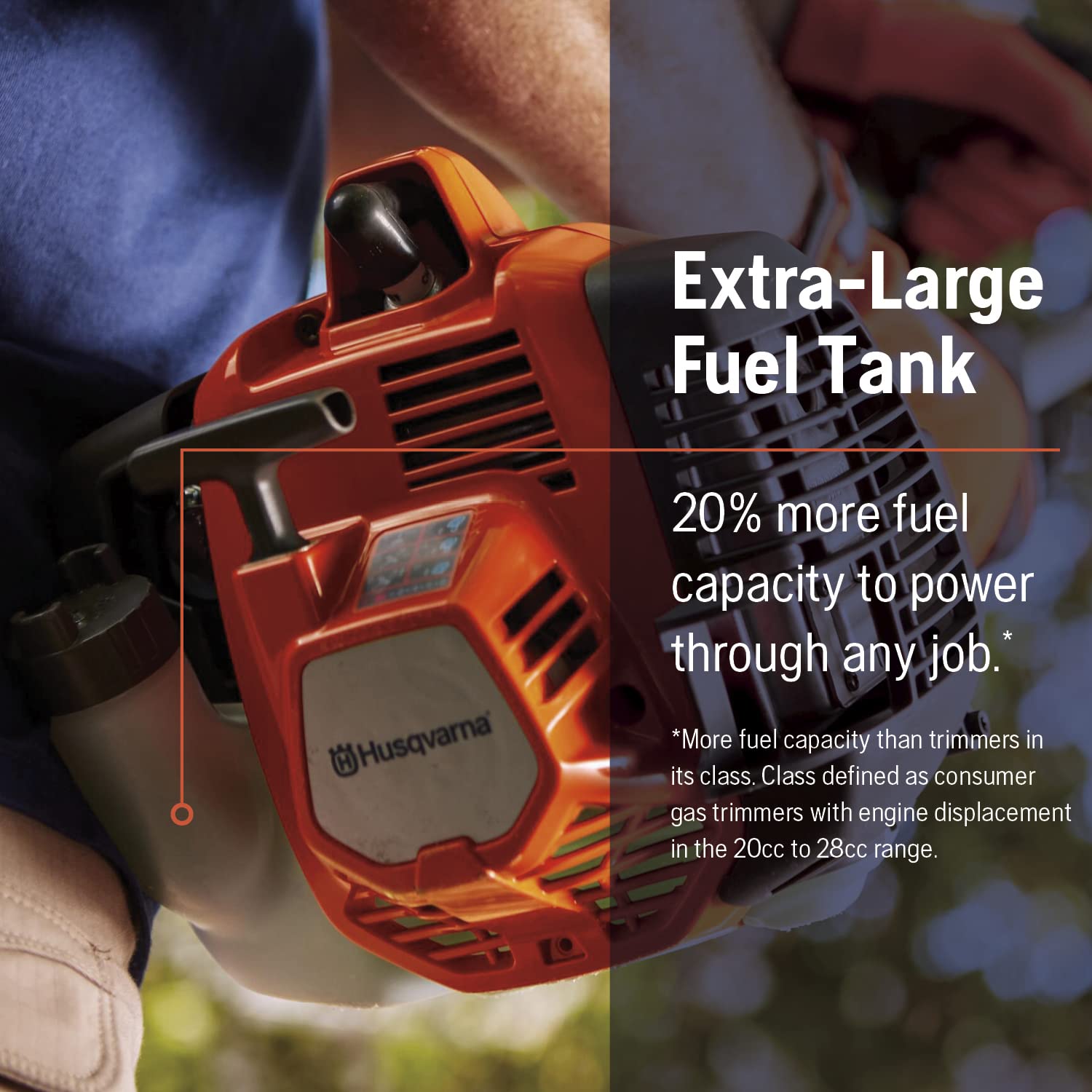 Husqvarna 330LK Gas String Trimmer, 28-cc 2-Cycle, 20-Inch Straight Shaft Gas Weed Eater with Rapid Replace Trimmer Head for Seamless String Reloading, 970545002 - Image 7