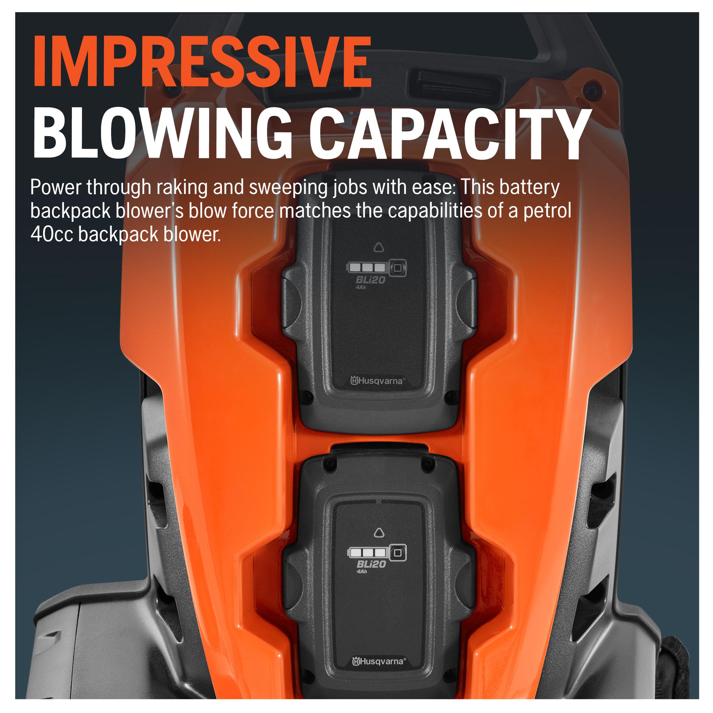 Husqvarna 340iBT 40V Battery Backpack Blower Without Battery and Charger - Image 12