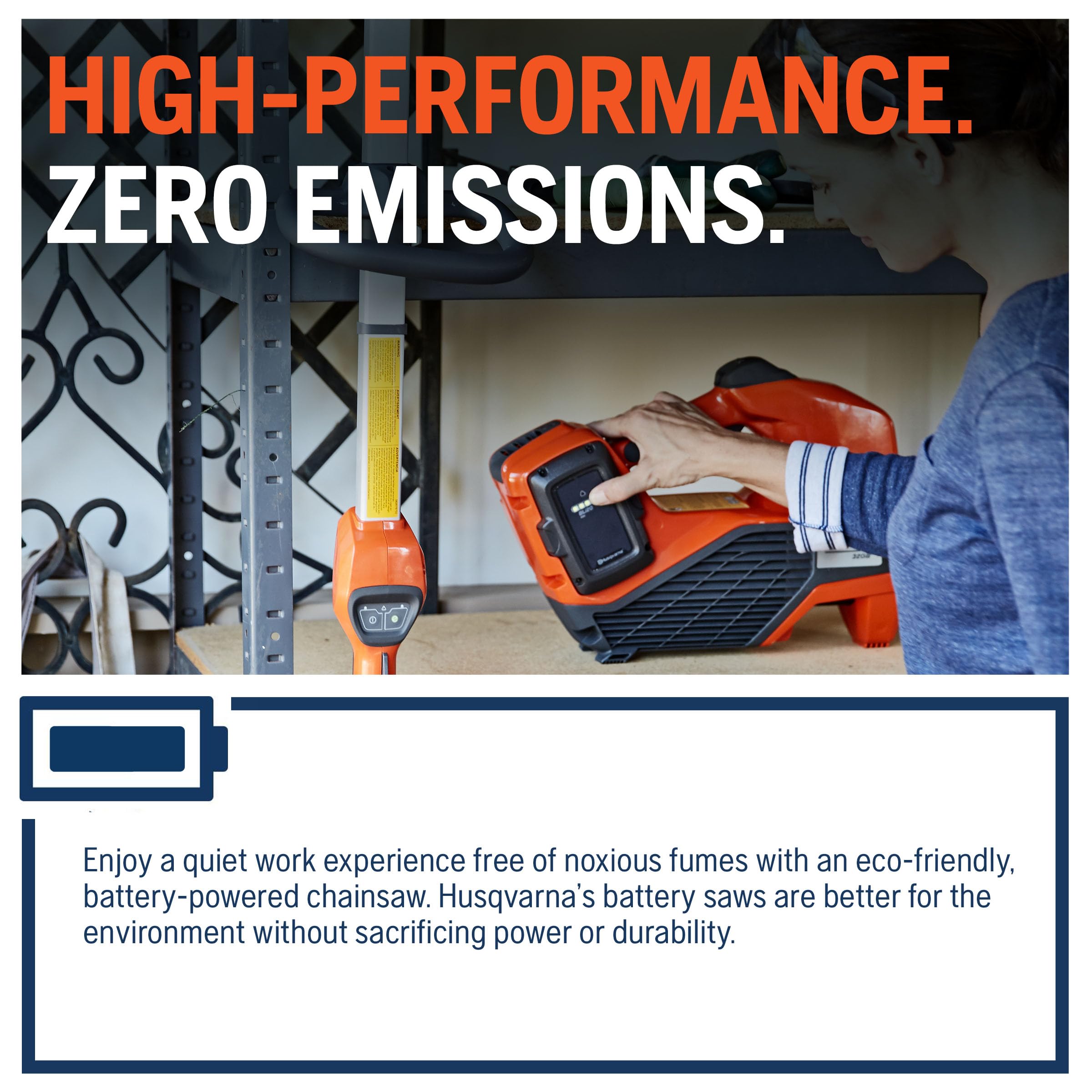 Husqvarna 340iBT 40V Battery Backpack Blower Without Battery and Charger - Image 8