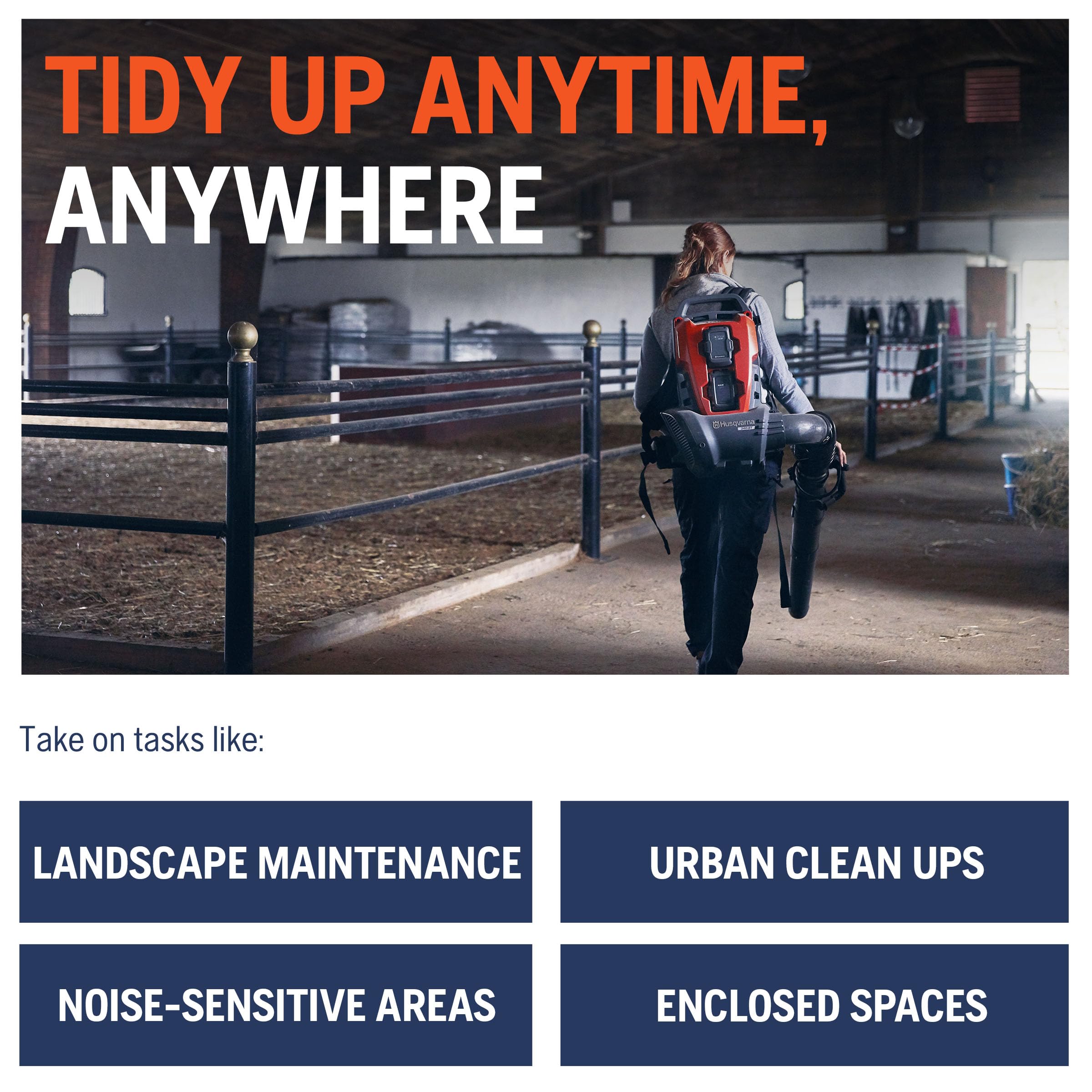 Husqvarna 340iBT 40V Battery Backpack Blower Without Battery and Charger - Image 9