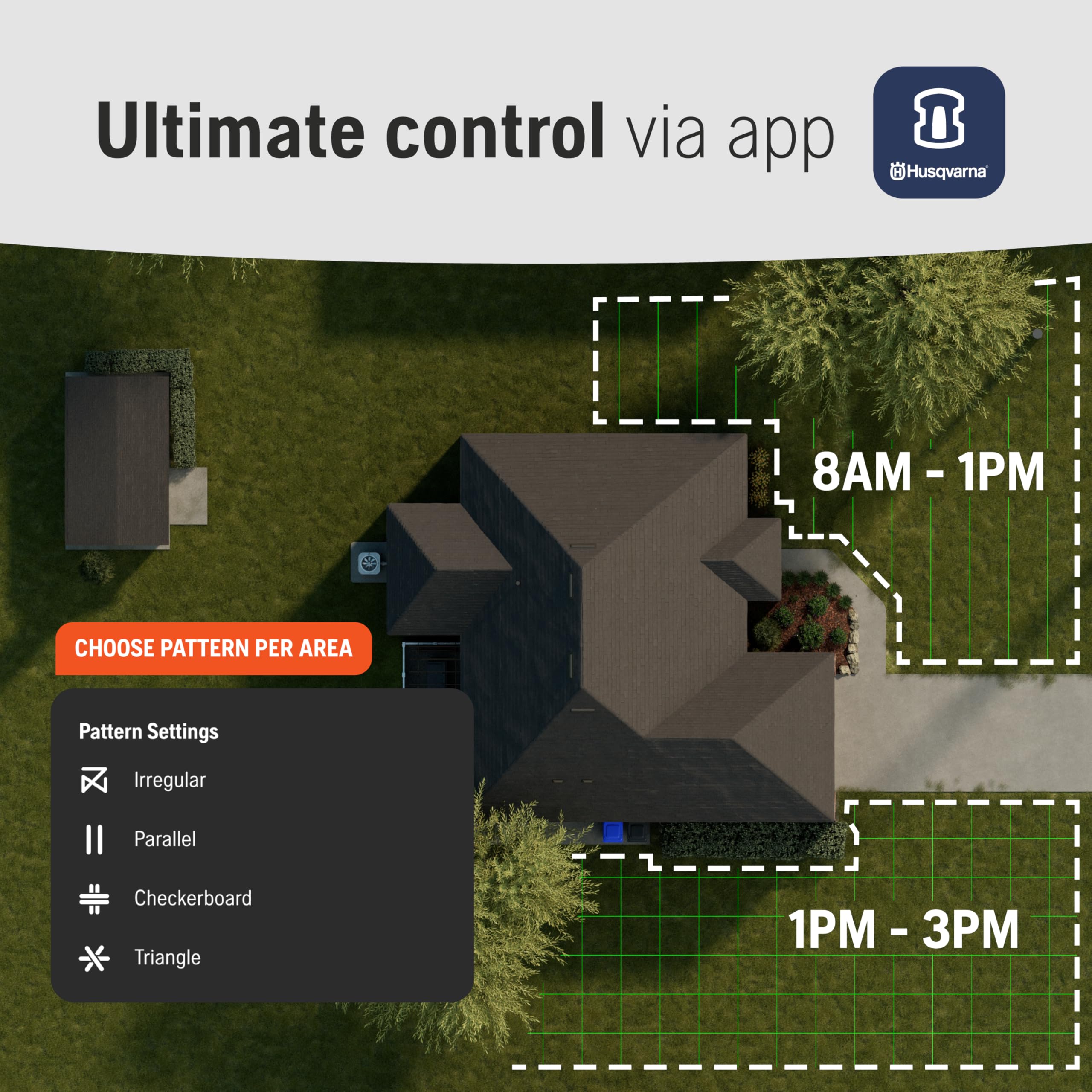 Husqvarna 410iQ Automower Robotic Mower, 0.5 Acre Mowing Capacity, Wire Free Robot Lawn Mower with Charging Station, RS1 EPOS Reference Station and Replacement Blades, 970727401 - Image 7