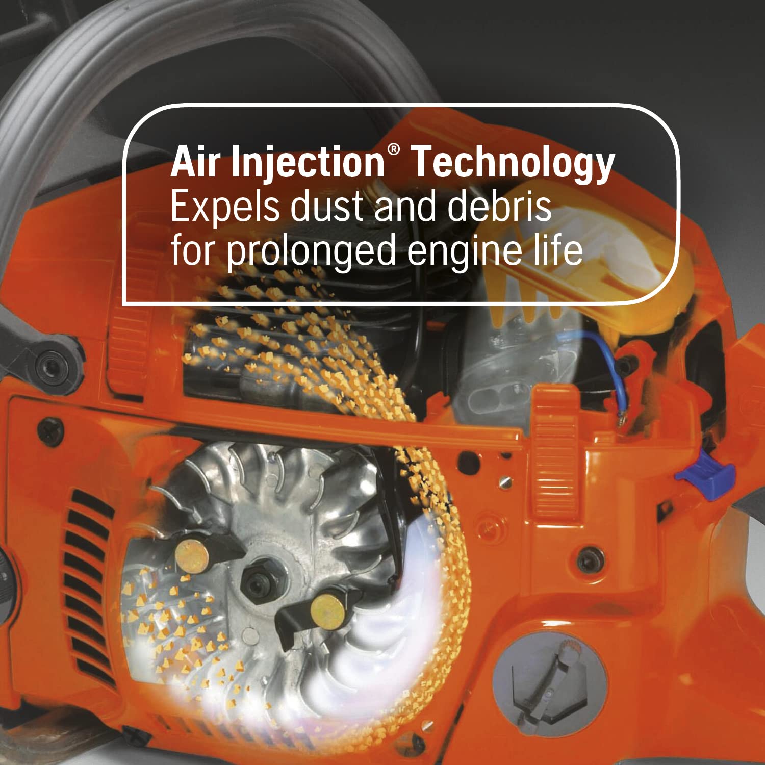 Husqvarna 130 Gas Powered Chainsaw, 38-cc 2-HP, 2-Cycle X-Torq Engine, 16 Inch Chainsaw with Automatic Oiler, For Wood Cutting and Tree Pruning - Image 7