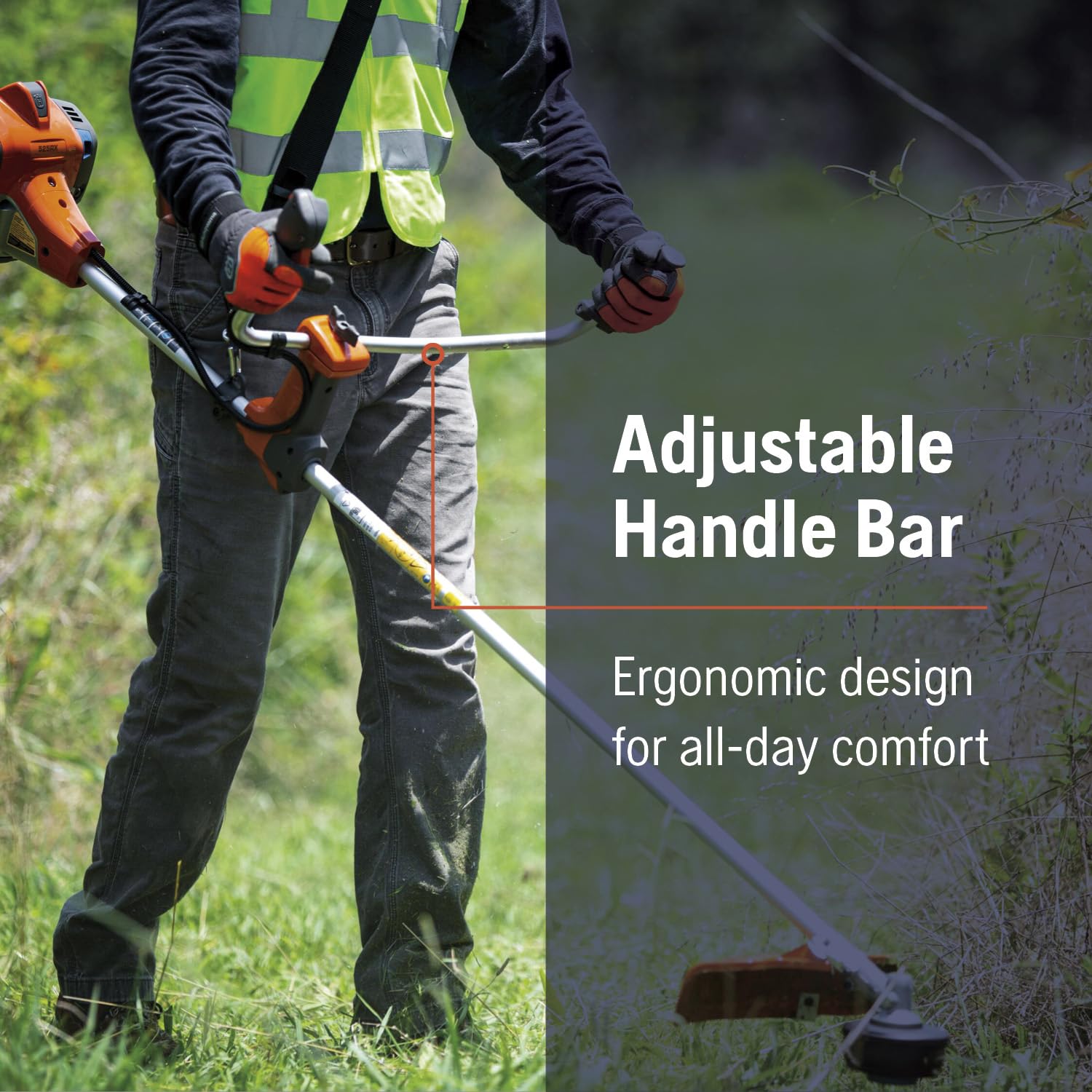 Husqvarna 525RX 25.4-cc 2-Cycle Straight Shaft Brush Cutter, Professional BrushCutter with T35 Tap n Go Trimmer Head - Image 6