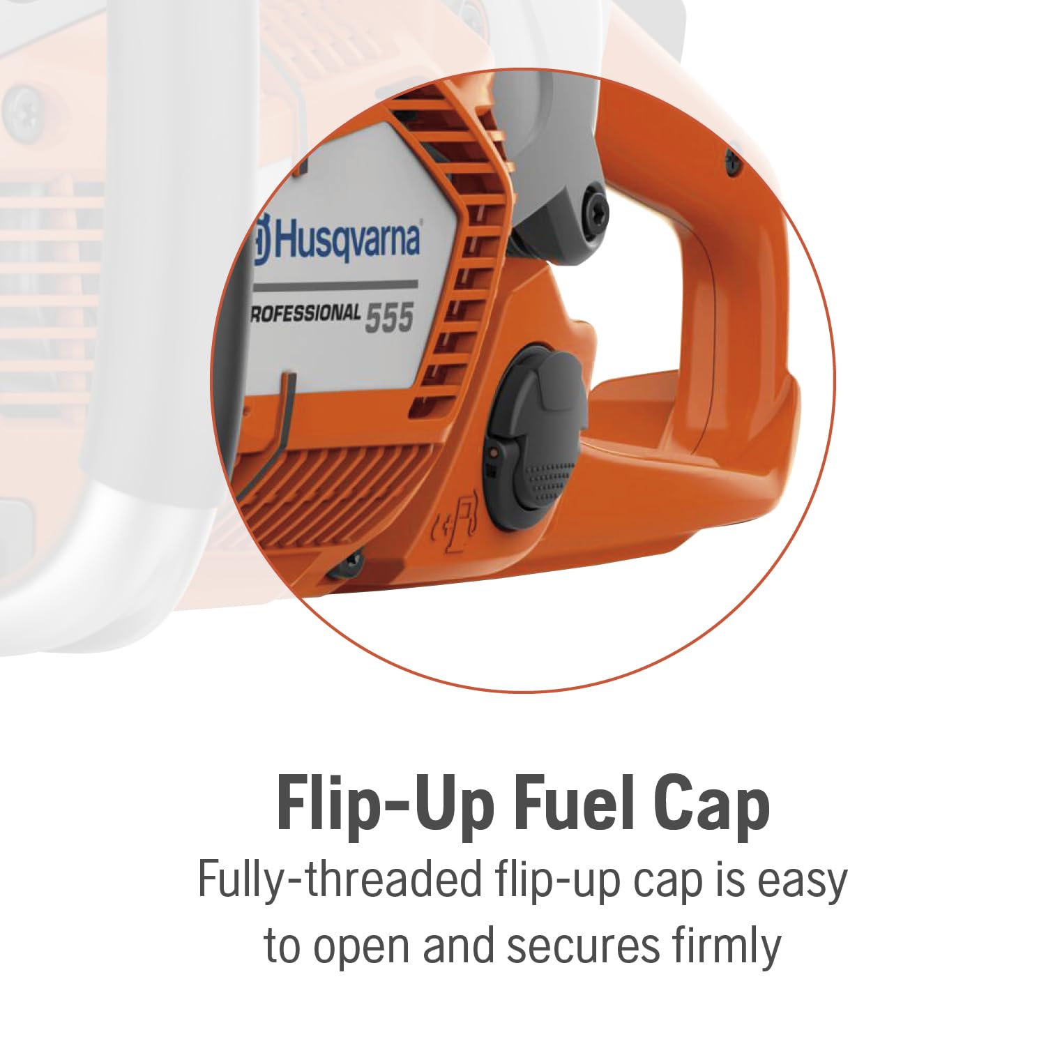 Husqvarna 555 Gas Chainsaw, 60-cc 4.16-HP 2-Cycle X-Torq Engine, 24 Inch Chainsaw with X-Cut Chain, For Felling, Limbing and Bucking Small and Midsize Trees - Image 8