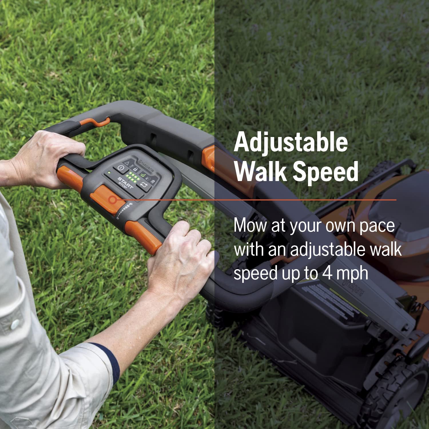 Husqvarna Lawn Xpert LE-322R Battery Powered Self Propelled Lawn Mower with Brushless Motor, Electric Lawn Mower for Small Yards (1/4-1/2 Acre), 40V Lithium-Ion Battery and Charger Included - Image 7